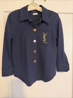 Saint Laurent Navy Button-Front Blaze( please read description)💙